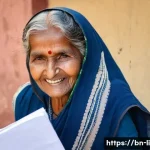 문해교육사로서의 사회적 책임 - **Prompt 1: The Spark of Learning**
"A close-up, warm and hopeful portrait of an elderly Bengali...