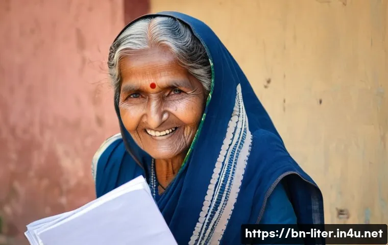 문해교육사로서의 사회적 책임 - **Prompt 1: The Spark of Learning**
"A close-up, warm and hopeful portrait of an elderly Bengali...
